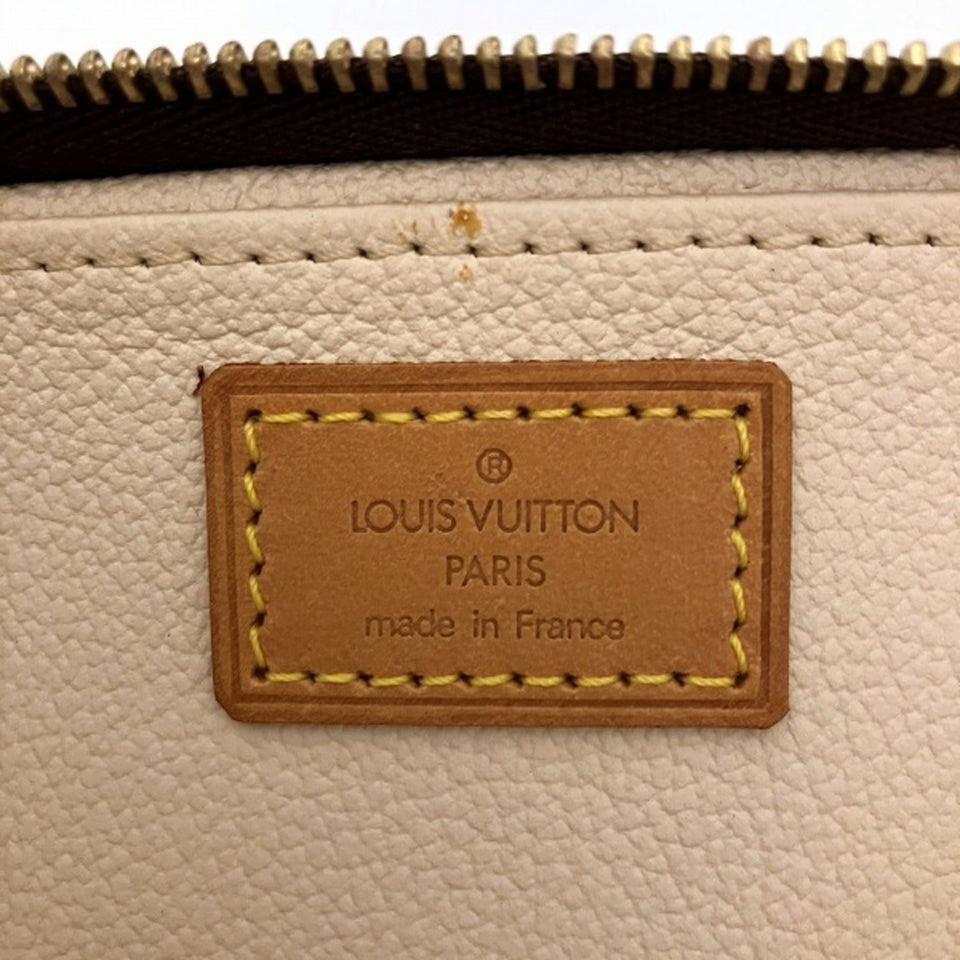 Louis Vuitton Trousse Brush Pm  Canvas Clutch Bag