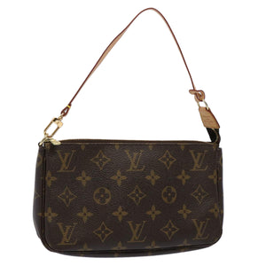 Louis Vuitton Pochette Accessoire  Canvas Clutch Bag