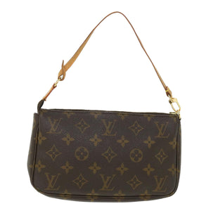 Louis Vuitton Pochette Accessoires  Canvas Clutch Bag