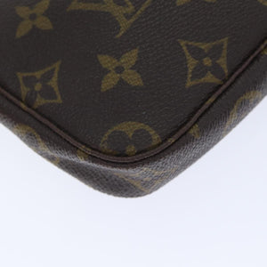 Louis Vuitton Pochette Accessoire  Canvas Clutch Bag
