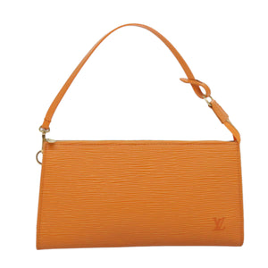 Louis Vuitton Pochette Accessoire  Leather Clutch Bag