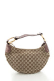 Gucci Tom Ford Era Vintage Monogram Crescent Shape Handbag