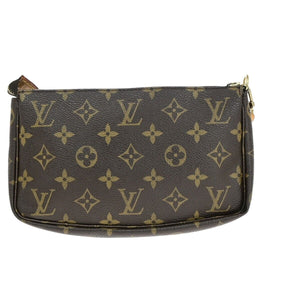 Louis Vuitton Pochette Accessoires  Canvas Clutch Bag