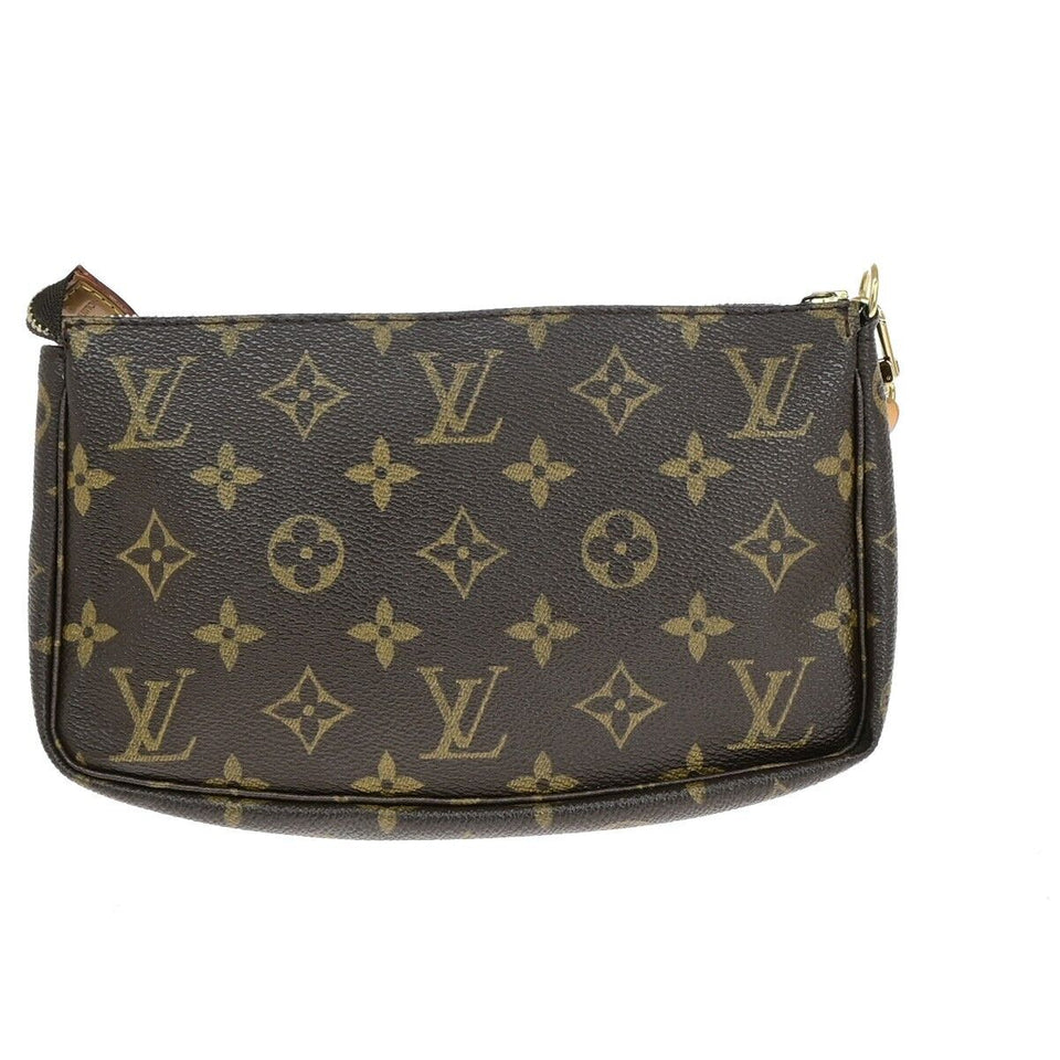 Louis Vuitton Pochette Accessoires  Canvas Clutch Bag