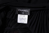 Chanel Black Pleated Skirt SZ 36