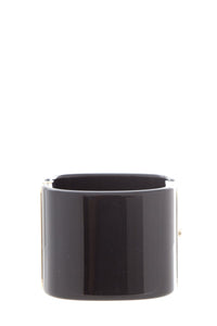 Chanel Black & Jewel Detail Cuff