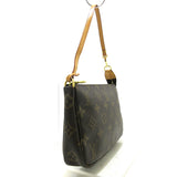 Louis Vuitton Pochette Accessoire  Canvas Clutch Bag