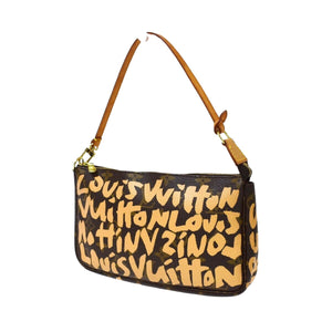 Louis Vuitton Pochette Accessoires  Canvas Clutch Bag