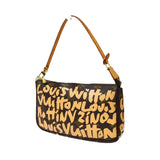 Louis Vuitton Pochette Accessoires  Canvas Clutch Bag