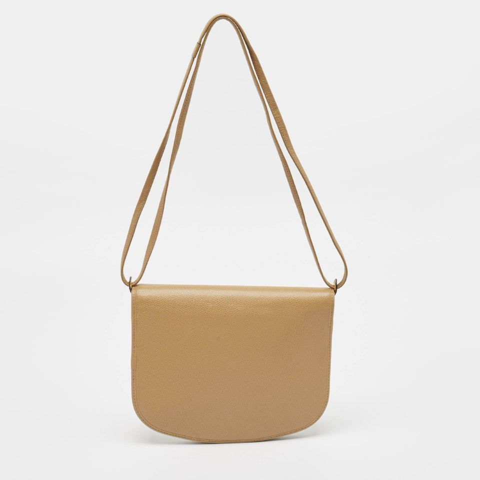 Dior Beige Honeycomb Monogram Coated Canvas And Leather Flap Crossbody Bag