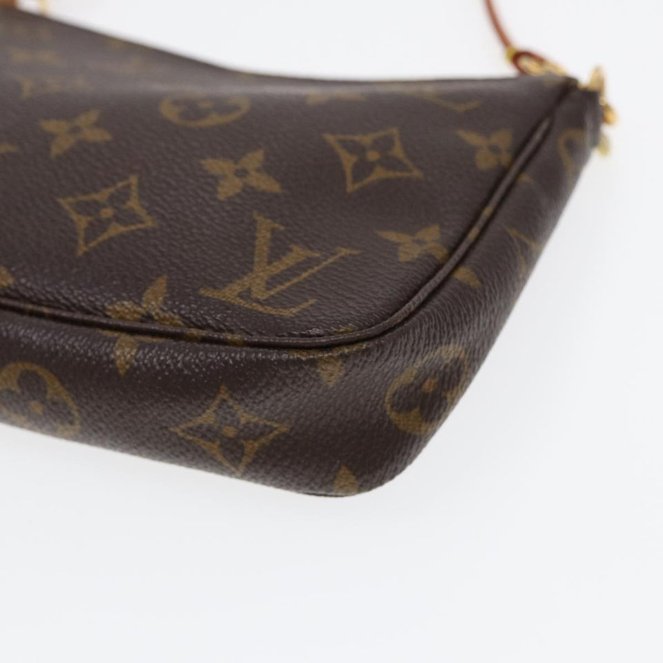 Louis Vuitton Pochette Accessoire  Canvas Clutch Bag