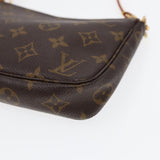 Louis Vuitton Pochette Accessoire  Canvas Clutch Bag