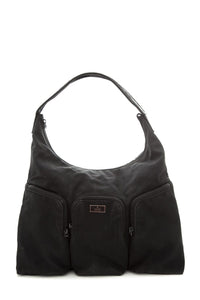 Gucci Vintage Black Triple Pouch Handbag