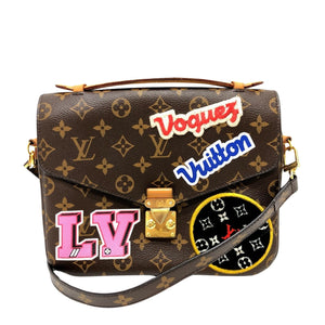 Louis Vuitton Metis  Canvas Clutch Bag