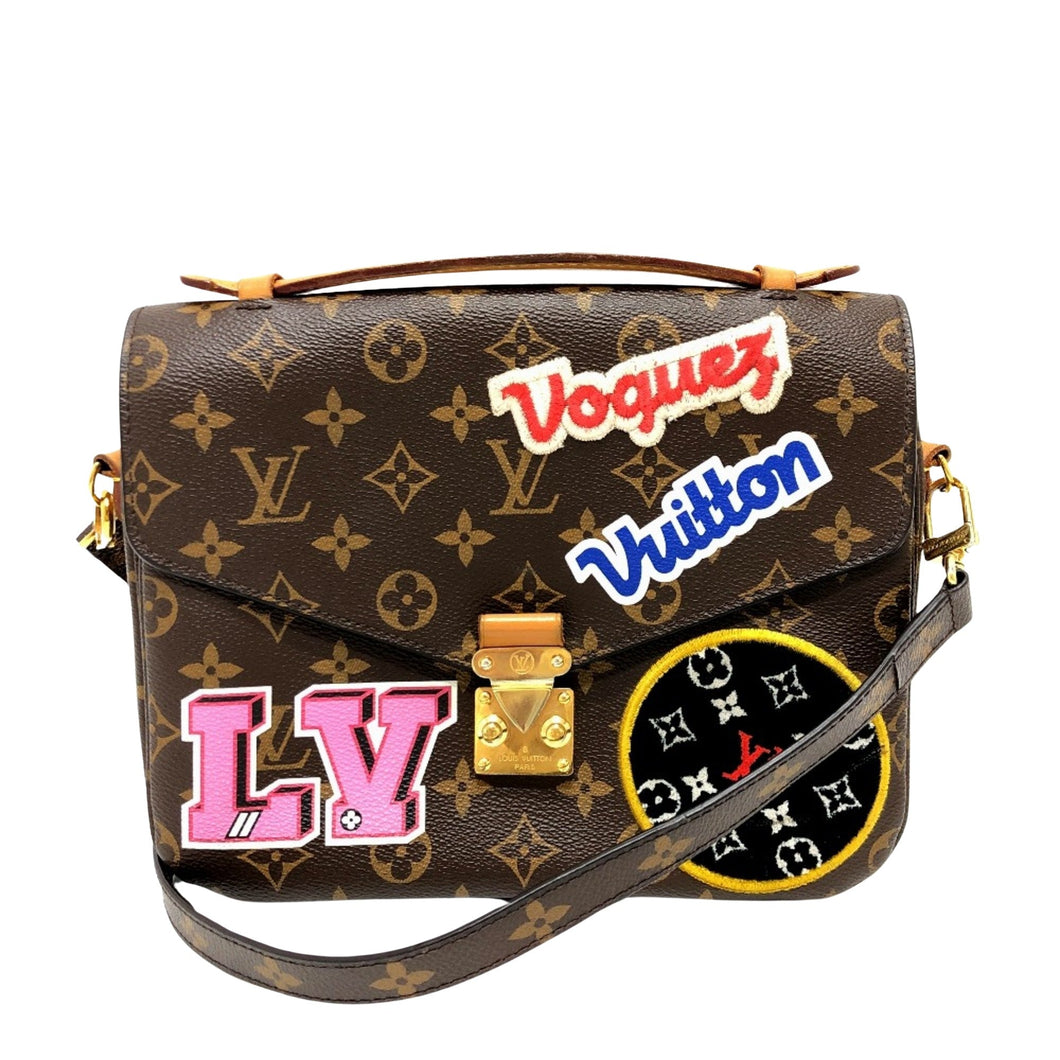 Louis Vuitton Metis  Canvas Clutch Bag
