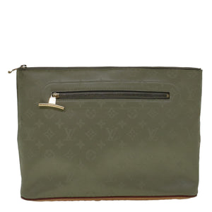 Louis Vuitton Pochette Cosmos  Leather Clutch Bag