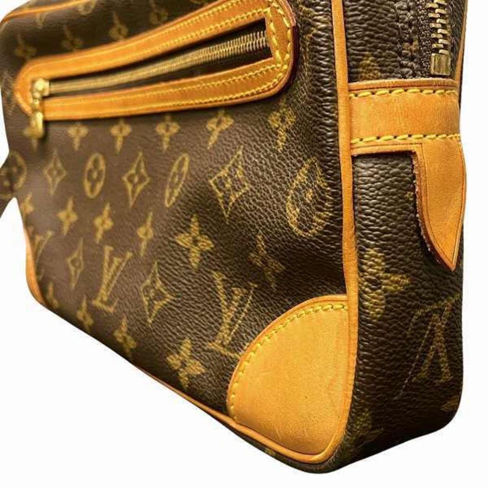 Louis Vuitton Marly Dragonne  Canvas Clutch Bag