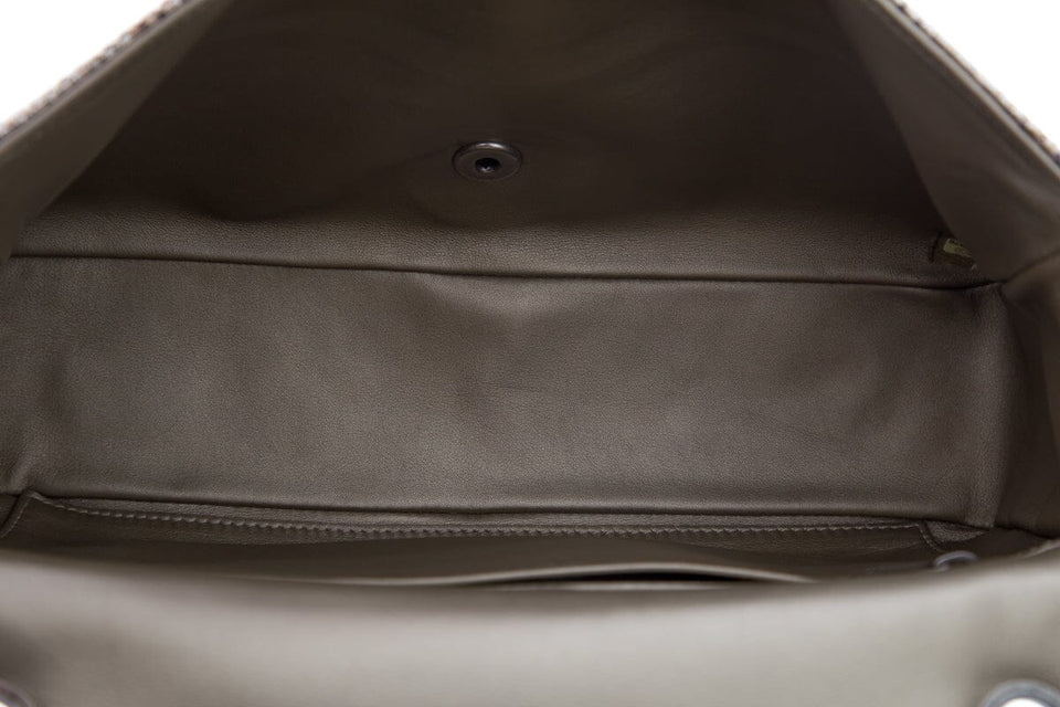 Chanel Gold & Gray Python 2012 Handbag