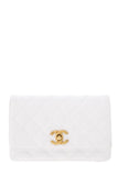 Chanel 2020-21 White Caviar Flap Cross-Body