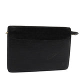 Louis Vuitton Epi Pochette Homme Clutch Bag Black Noir