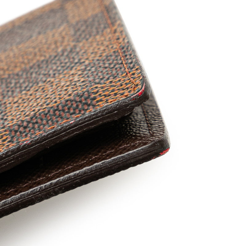Louis Vuitton Damier Portefolio Sarah Long Wallet N61734 Brown PVC Leather  Louis Vuitton Long Wallet
