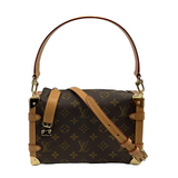 LOUIS VUITTON Pristine Monogram Side Trunk Canvas PM Crossbody Shoulder Bag