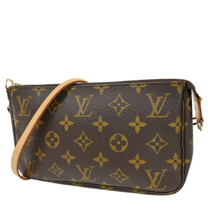 Louis Vuitton Pochette Accessoires  Canvas Clutch Bag