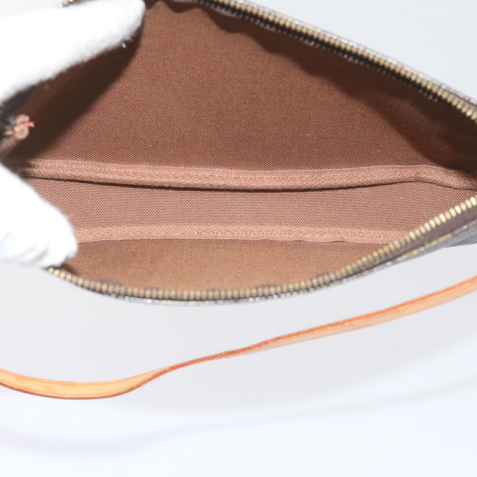 Louis Vuitton Pochette Accessoire  Canvas Clutch Bag
