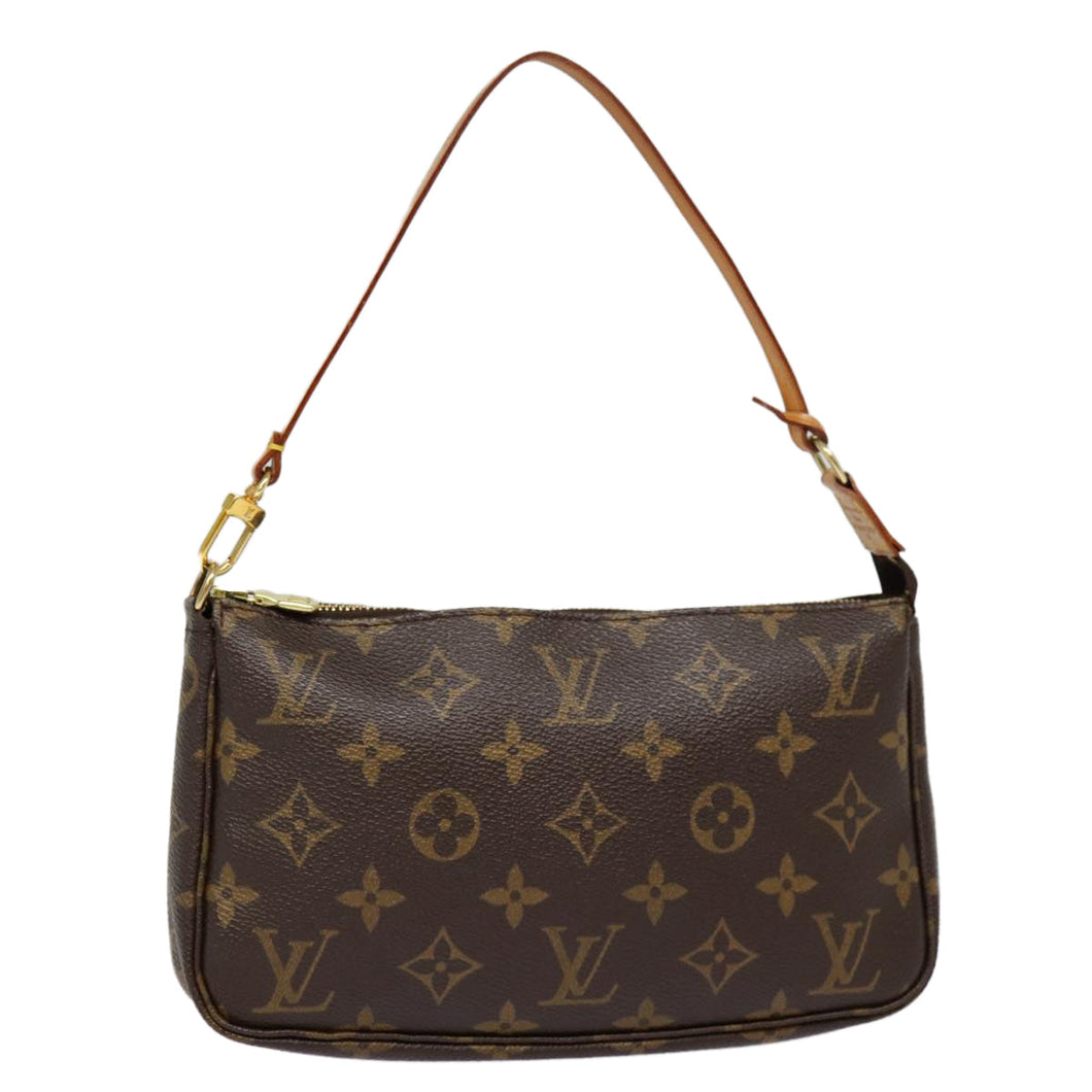 Louis Vuitton Pochette Accessoire  Canvas Clutch Bag