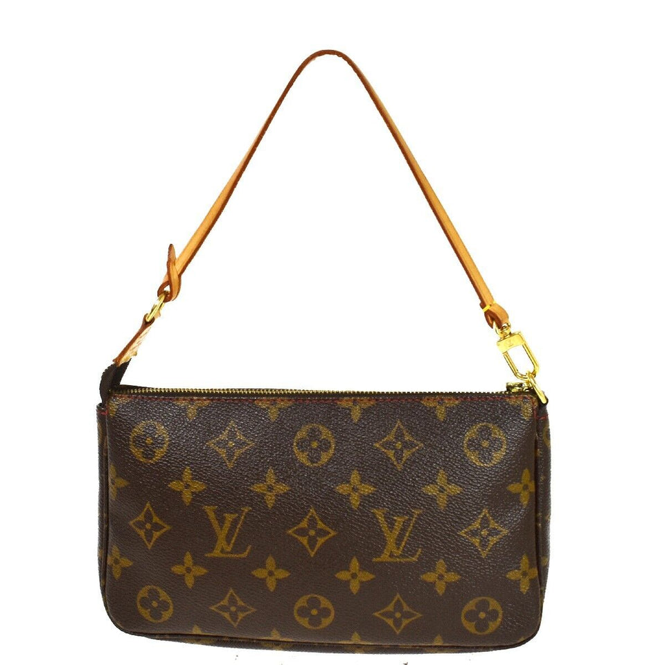 Louis Vuitton Pochette Accessoires  Canvas Clutch Bag