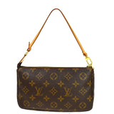 Louis Vuitton Pochette Accessoires  Canvas Clutch Bag