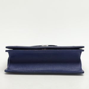 Dior Blue Leather Medium Diorama Flap Shoulder Bag