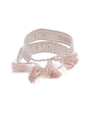 Dior Logo Signature Raffia Bracelet