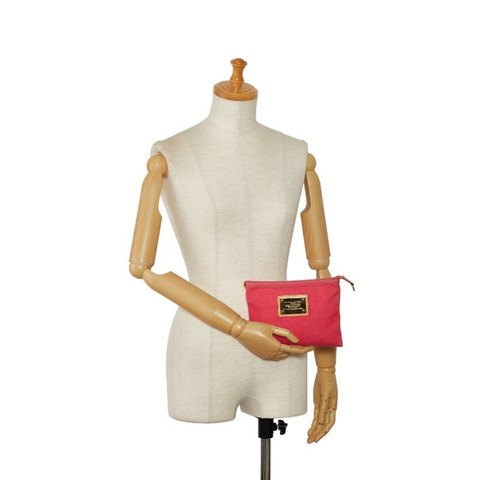 Louis Vuitton Antigua  Canvas Clutch Bag