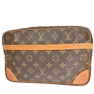 Louis Vuitton Compiegne 28  Canvas Clutch Bag