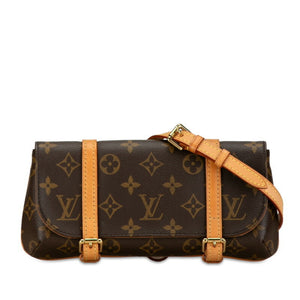 Louis Vuitton Pochette Marelle  Canvas Clutch Bag