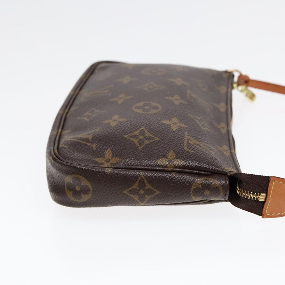 Louis Vuitton Pochette Accessoire  Canvas Clutch Bag