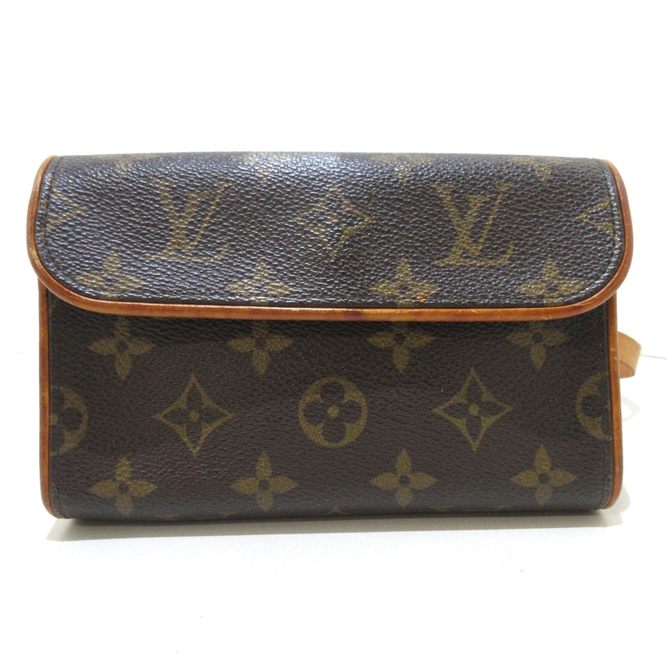 Louis Vuitton Pochette Florentine  Canvas Clutch Bag