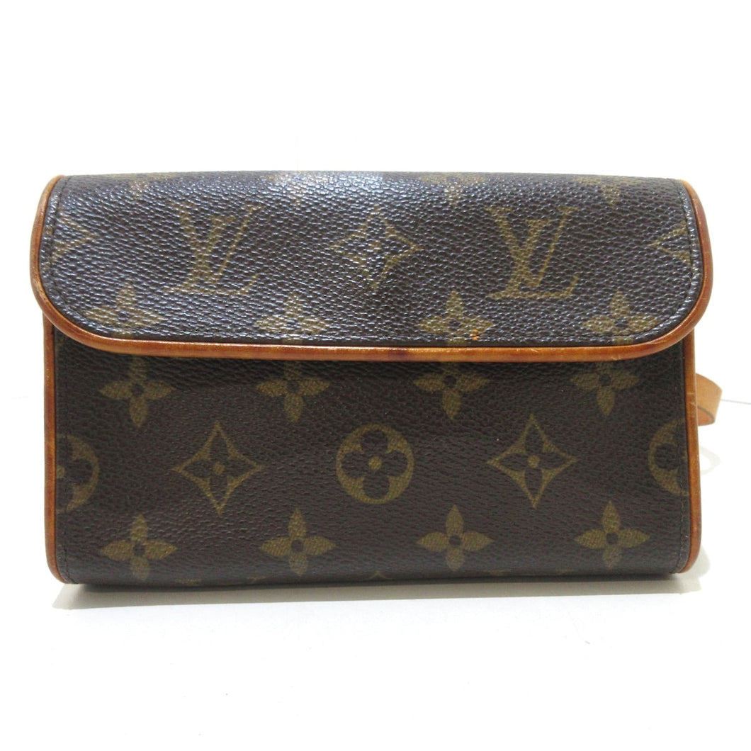 Louis Vuitton Pochette Florentine  Canvas Clutch Bag