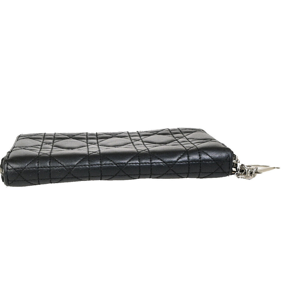 Dior Lady Dior  Leather Wallet