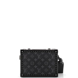 Clutch Box Bag Monogram Eclipse and Leather