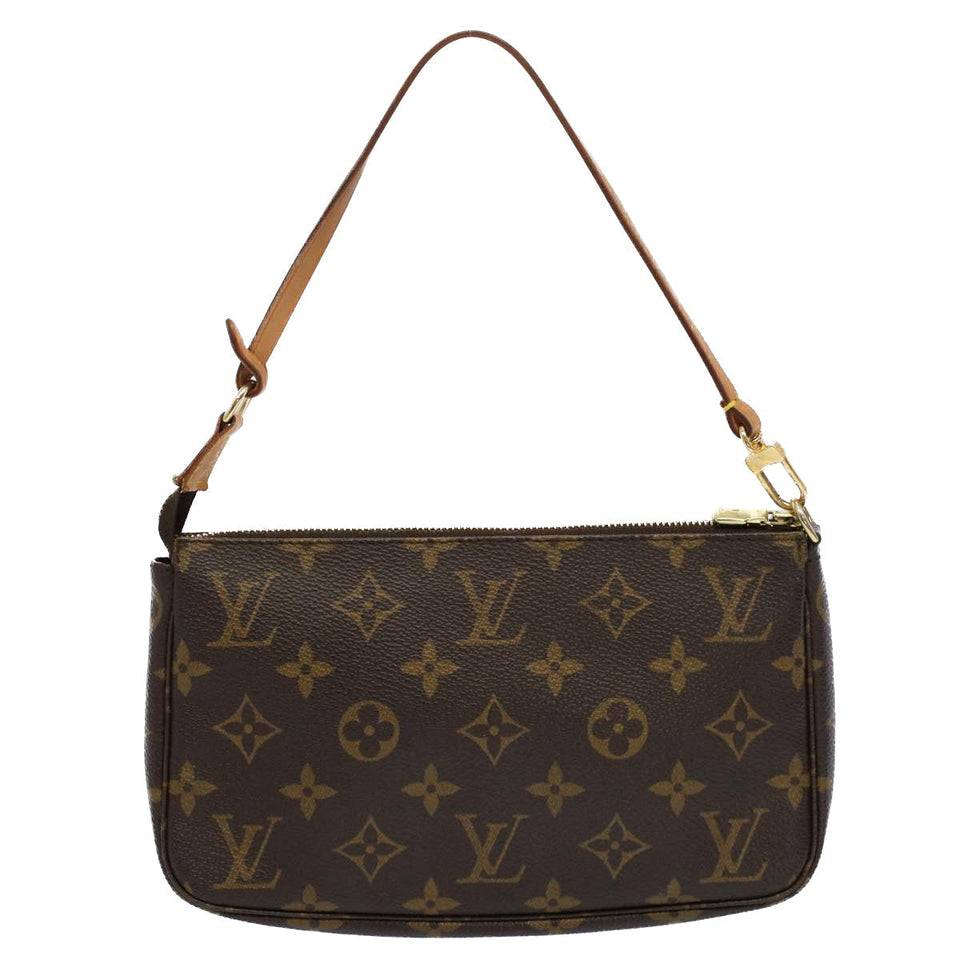 Louis Vuitton Pochette Accessoire  Canvas Clutch Bag