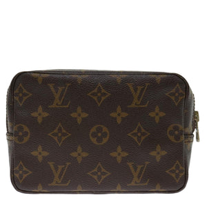 Louis Vuitton Trousse De Toilette 18  Canvas Clutch Bag