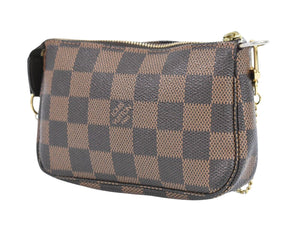 Louis Vuitton Mini Pochette Accessoires  Calfskin Clutch Bag