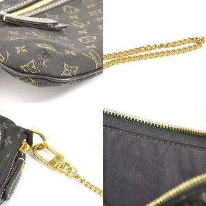 Louis Vuitton Pochette Accessoire  Canvas Clutch Bag
