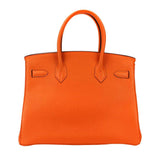Hermes Birkin 30 Orange Bag