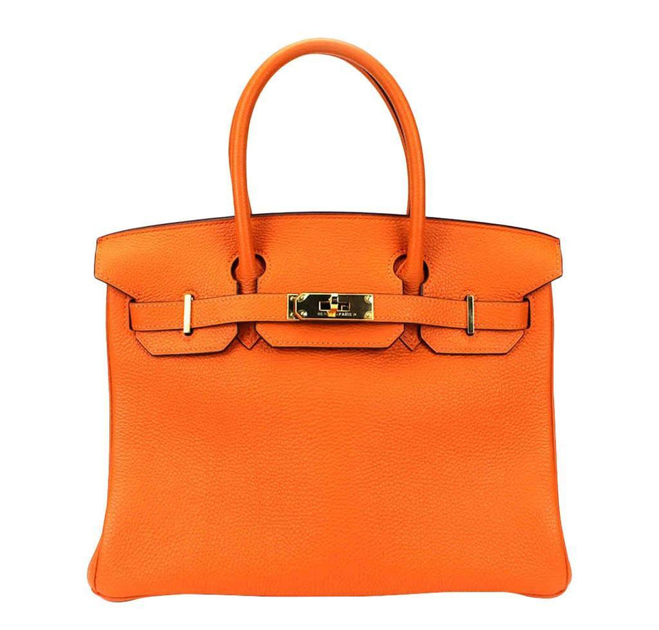 Hermes Birkin 30 Orange Bag