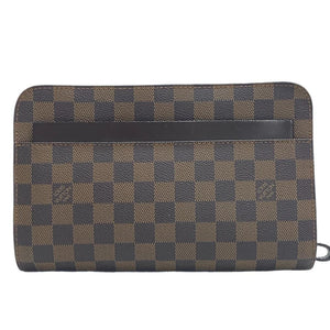 Louis Vuitton Saint Louis  Leather Clutch Bag