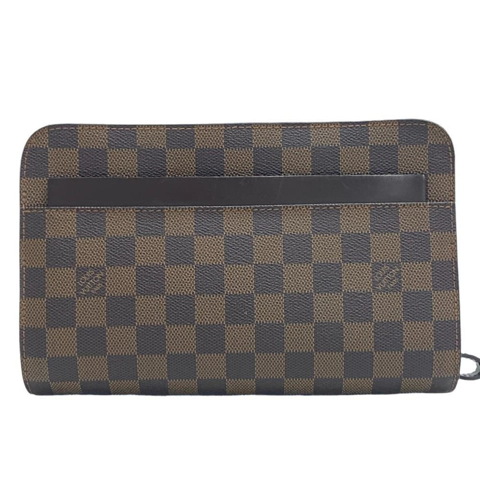 Louis Vuitton Saint Louis  Leather Clutch Bag