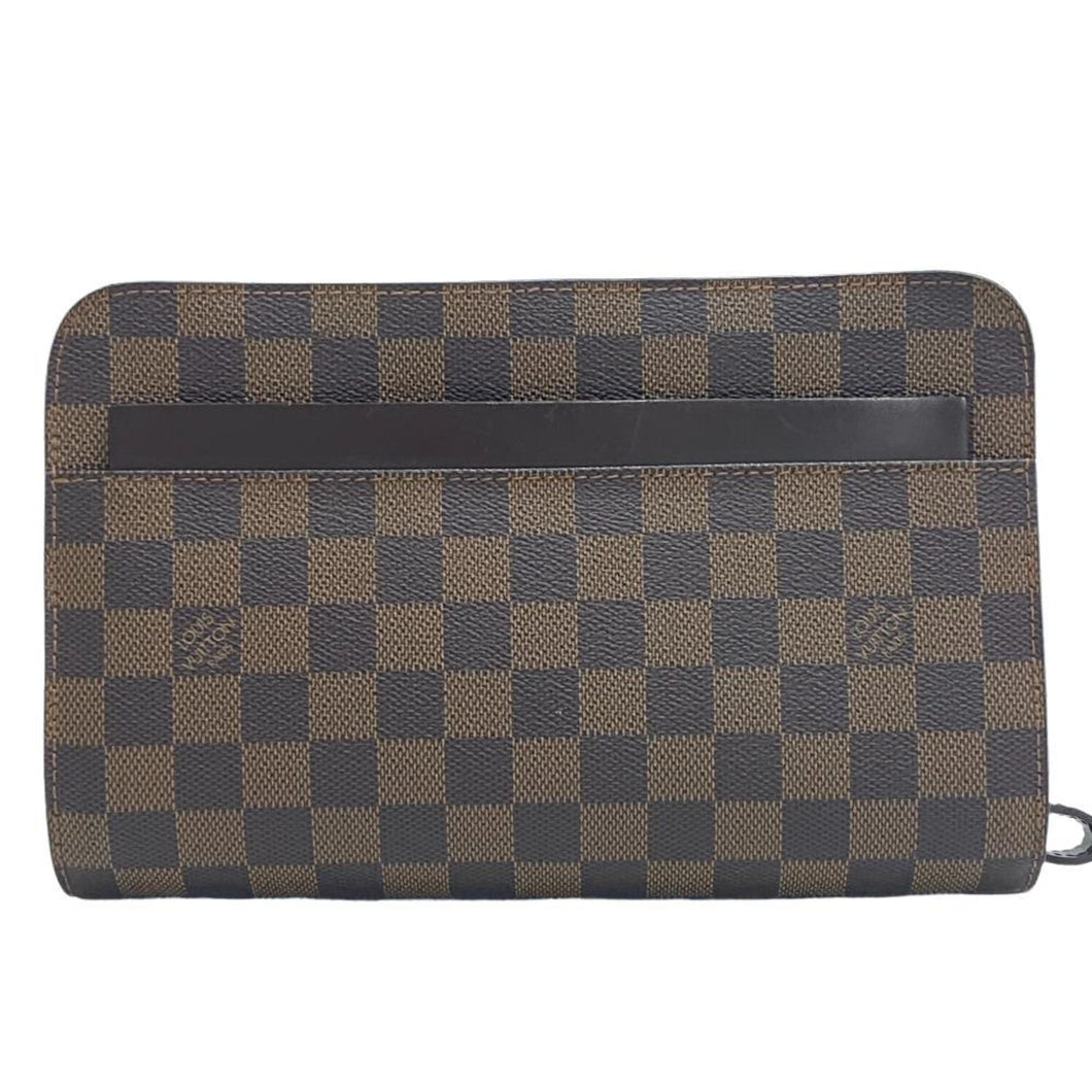 Louis Vuitton Saint Louis  Leather Clutch Bag